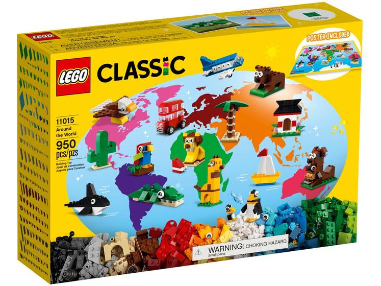LEGO Classic Ao Redor do Mundo 950 Peças Menor preço em LEGO Classic Ao Redor do Mundo 950 Peças