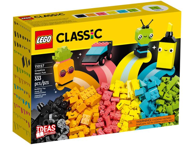 LEGO Classic Diversão Neon Criativa 333 Peças Menor preço em LEGO Classic Diversão Neon Criativa 333 Peças