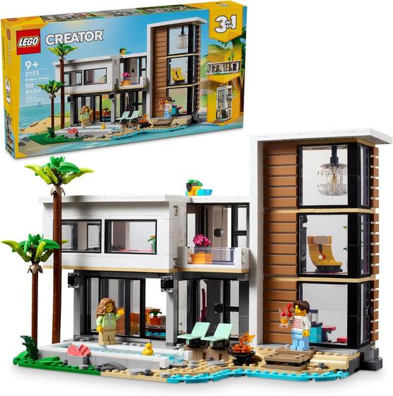 Lego creator 3 em 1 - casa moderna 31153 Menor preço em Lego creator 3 em 1 - casa moderna 31153