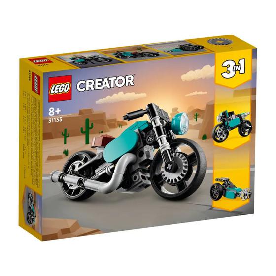 Imagem de Lego Creator 3 em 1 Motocicleta Vintage 128 peças - 1289