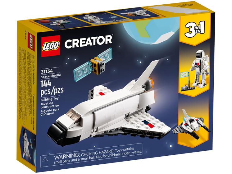LEGO Creator 3 em 1 Ônibus Espacial 144 Peças Menor preço em LEGO Creator 3 em 1 Ônibus Espacial 144 Peças
