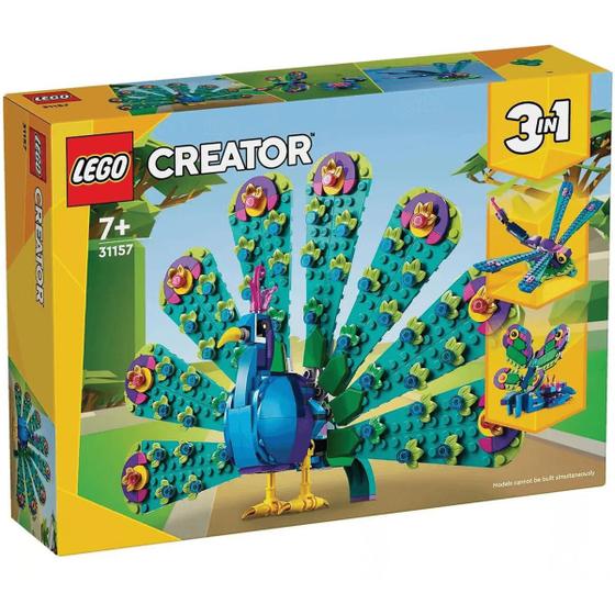 Imagem de Lego Creator 3 em 1 Pavão Exótico 31157 com 355 Peças