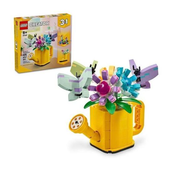 Lego Creator 3 Em 1 Regador Com Flores - 31149 Imagem de Lego Creator 3 Em 1 Regador Com Flores - 31149