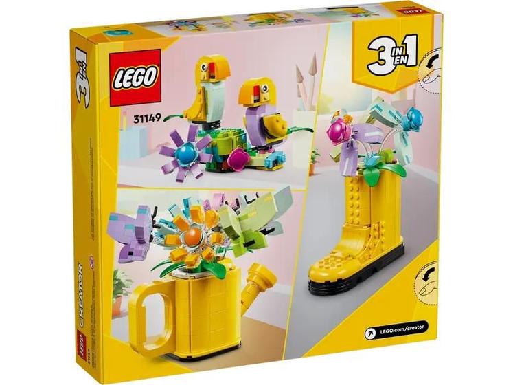Imagem de Lego creator 3 em 1 regador com flores 420 peças (31149)