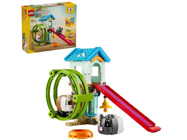 Imagem de LEGO Creator 3 em 1 Roda de Hamster 31155 - 416 Peças