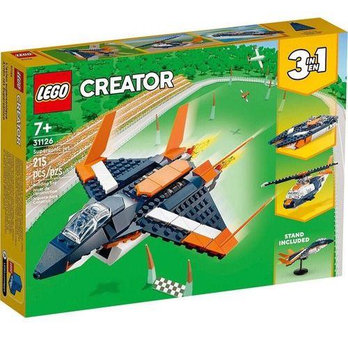 Imagem de Lego Creator 3 Em 1 Supersonic-jet 31126 Número De Peças 215