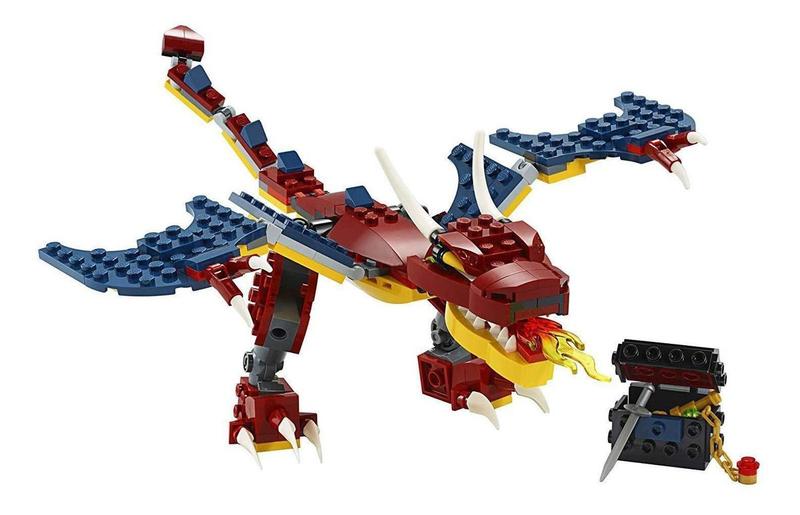 Imagem de Lego Creator 31102 - 3 Em 1 Dragão De Fogo - Novo Raridade