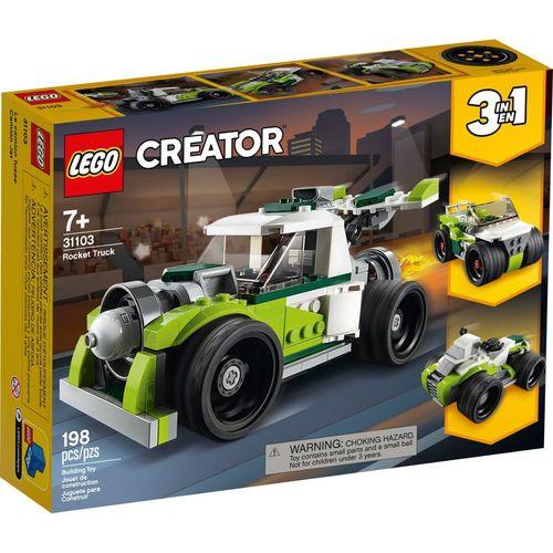 Imagem de Lego Creator 3em1 Veiculo Caminhao Foguete 198 Peças - 31103