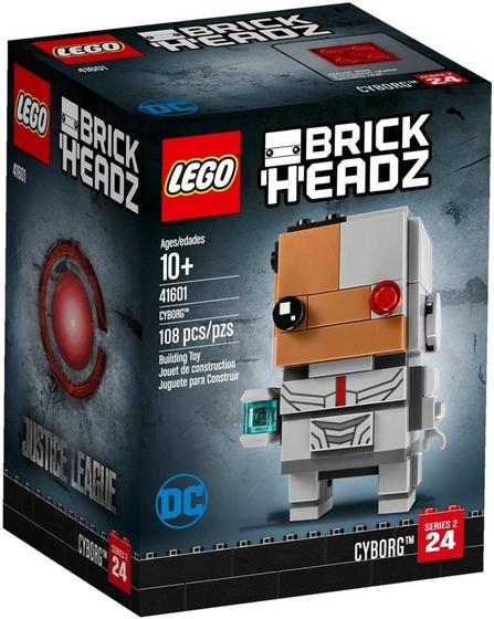 Imagem de Lego dc brick 'h'eadz series 2 24 cyborg 108 peças (41601)