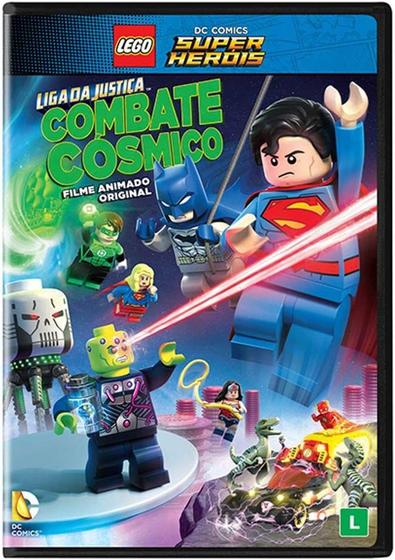 Imagem de lego dc super herois liga da justica combate cosmico dvd original lacrado