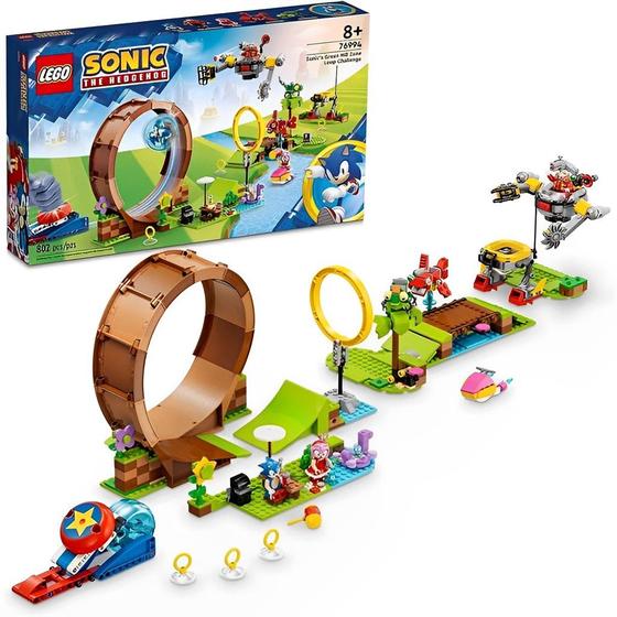 Imagem de Lego Desafio Sonic Looping Zona Green Hill 802 Peças - 76994 