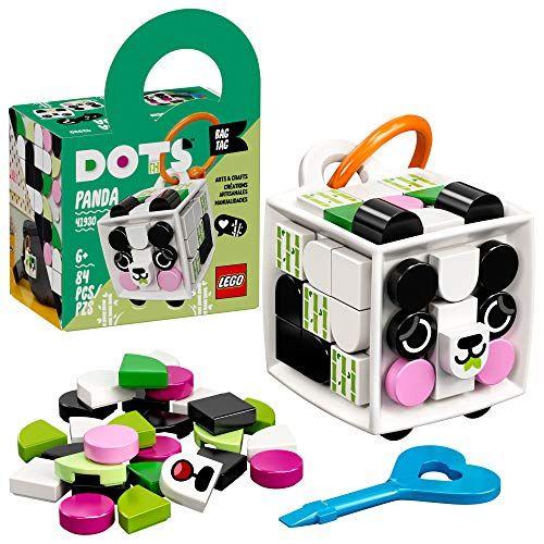 Imagem de LEGO DOTS Bag Tag Panda 41930 DIY Equipamentos de Decoração e Acessórios artesanais Um presente criativo para crianças que gostam de fazer suas próprias etiquetas de saco, nova 2021 (84 peças)