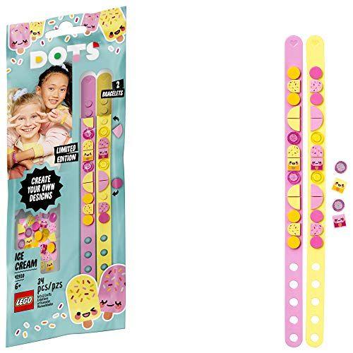 Imagem de LEGO DOTS Pulseiras Amigas Sorvete 41910 Kit Criativo para Crianças (34 peças)