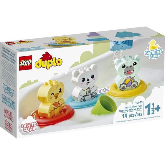 Imagem de Lego Duplo Banho Trem Dos Animais Flutuantes 10965 14Pcs