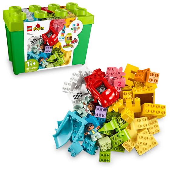 Imagem de LEGO DUPLO: Caixa de Blocos Deluxe 10914, 85 Peças 18+ Meses