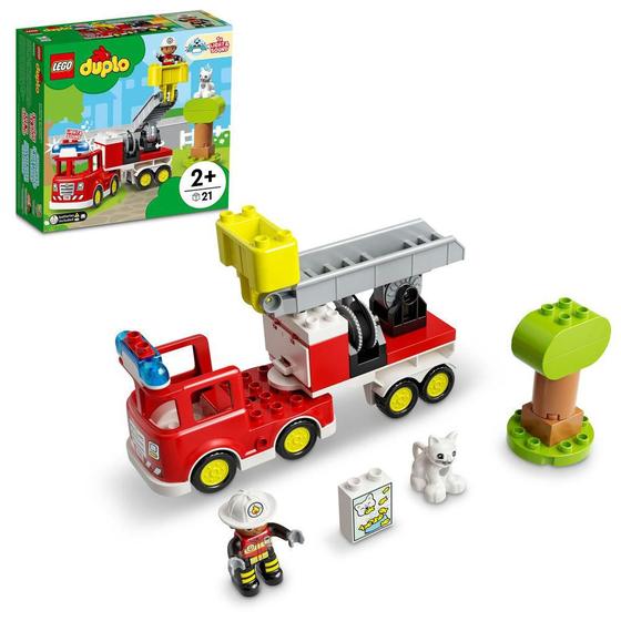 Imagem de Lego duplo resgate caminhão dos bombeiros 10969 (21 peças)