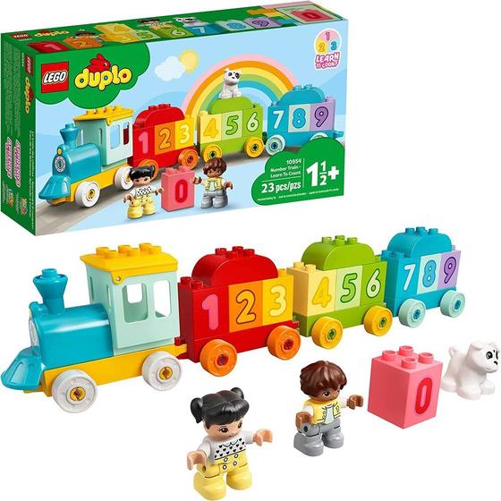 Imagem de Lego Duplo Trem dos Números Aprender a Contar 10954