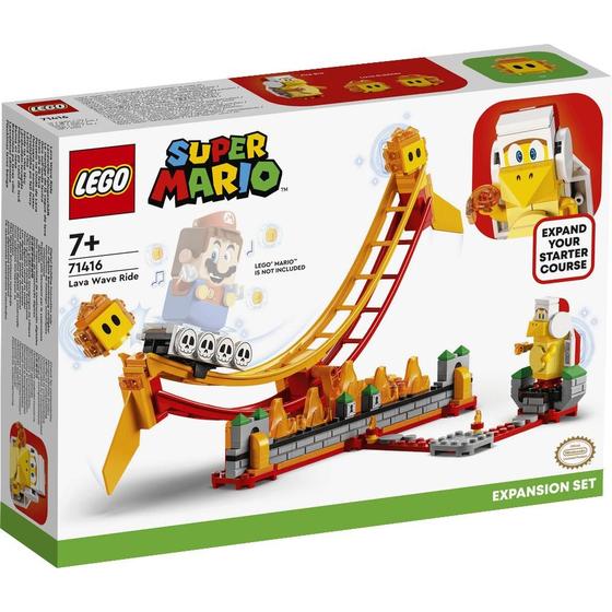 Imagem de Lego expansion super mario lava wave ride 218 peças (71416)