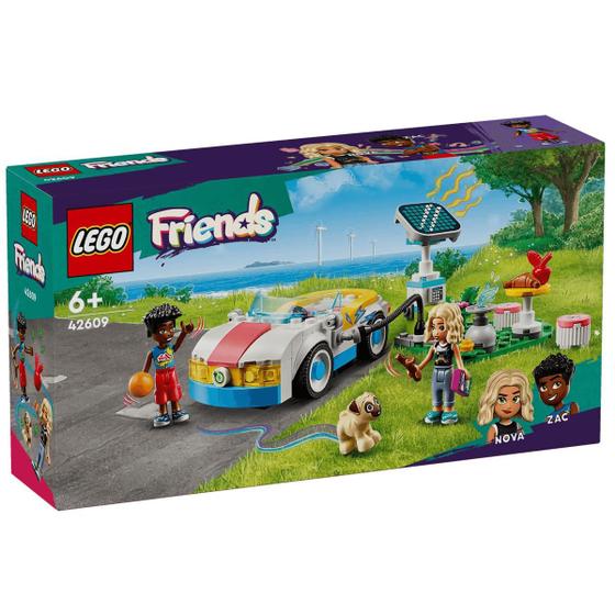 Imagem de Lego Friends 42609 Carro Elétrico e Carregador com 170 Peças