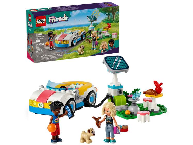 Imagem de LEGO Friends Carro Elétrico e Carregador 42609