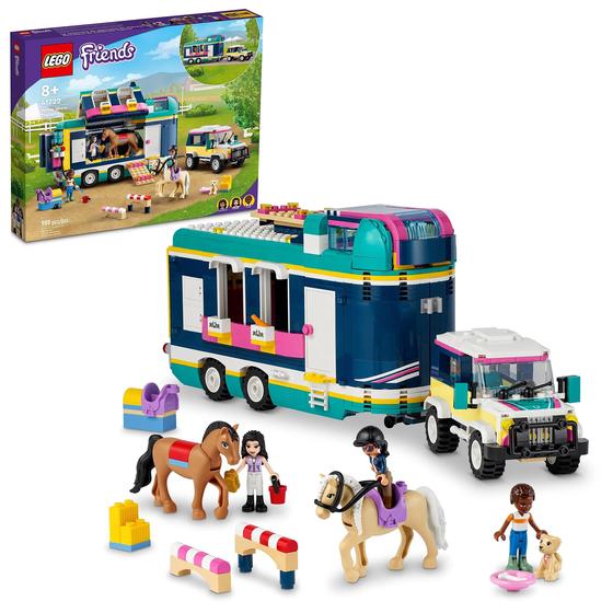 Imagem de LEGO Friends Horse Show Trailer 41722 - Set de Brinquedo para Construção