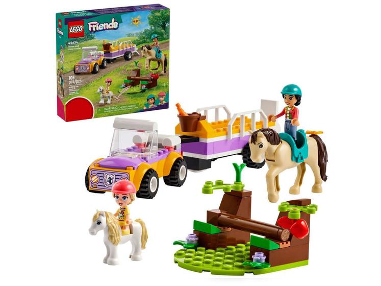 Imagem de LEGO Friends Trailer de Cavalo e Pônei 42634 - 105 Peças