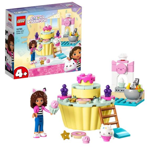 Imagem de LEGO Gabby's Dollhouse Diversão na Confeitaria com o Cakey 58 Peças - 10785