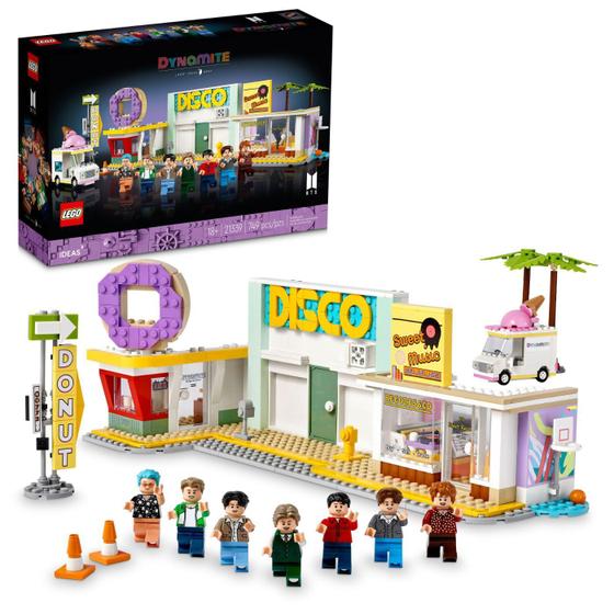 Imagem de LEGO Ideas BTS Dynamite 21339 - Kit com 7 Minifiguras
