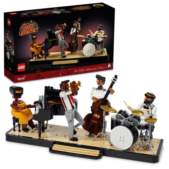 Imagem de LEGO Ideas Jazz Quartet 21334, Conjunto para Adultos, Presente para Mu