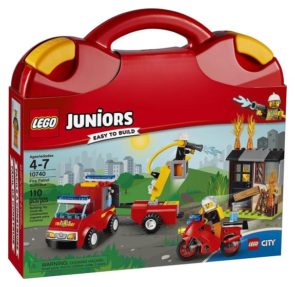 Imagem de LEGO Juniors Fire Patrol - Mala 10740 - Brinquedo para Crianças de 4 a 7 Anos