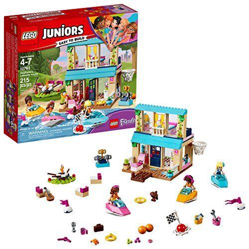 Imagem de LEGO Juniors Stephanie's Lakeside House 10763 Kit de Construção (215 Peças)