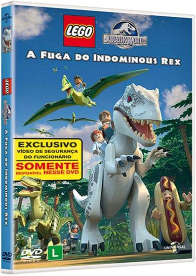 Imagem de Lego Jurassic World A Fuga Do Indominous Rex dvd original lacrado
