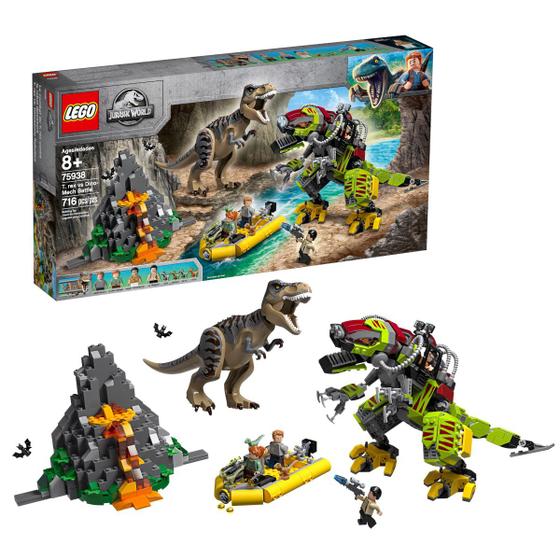 Imagem de Lego Jurassic World Combate T.Rex vs Robo Dinossauro 75938