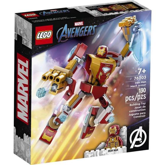 Imagem de Lego Marvel Armadura Robô Do Homem De Ferro 76203
