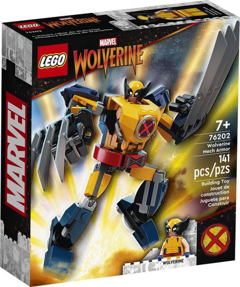Imagem de Lego Marvel Armadura Robo Do Wolverine 141 Peças - 76202