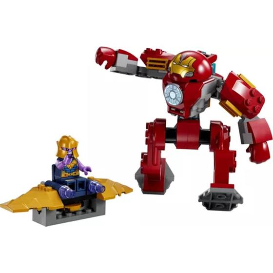 Imagem de Lego Marvel Caça-Hulk do Homem de Ferro Vs. Thanos 66 Peças