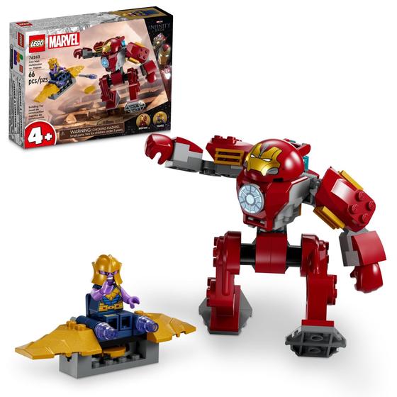 Imagem de LEGO Marvel - Conjunto de Construção Iron Man Hulkbuster vs Thanos