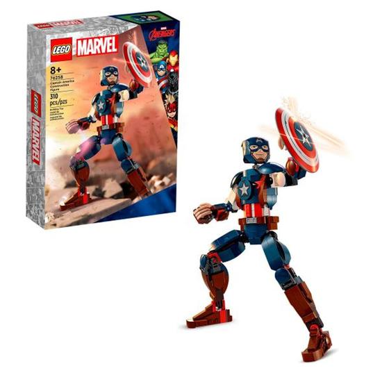 Imagem de LEGO Marvel Figura de Construção do Capitão - América 76258 310 Peças