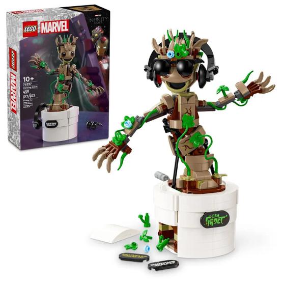 Imagem de Lego Marvel Groot Dançante Com 459 Peças - 76297