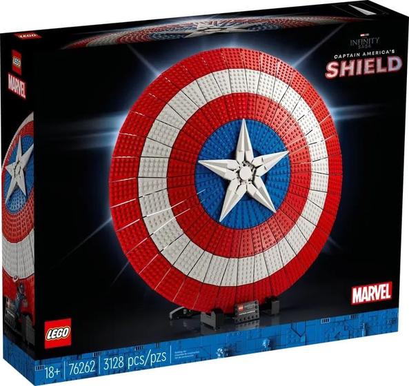 Imagem de LEGO Marvel - O Escudo do Capitão América - 3128 Peças - 76262