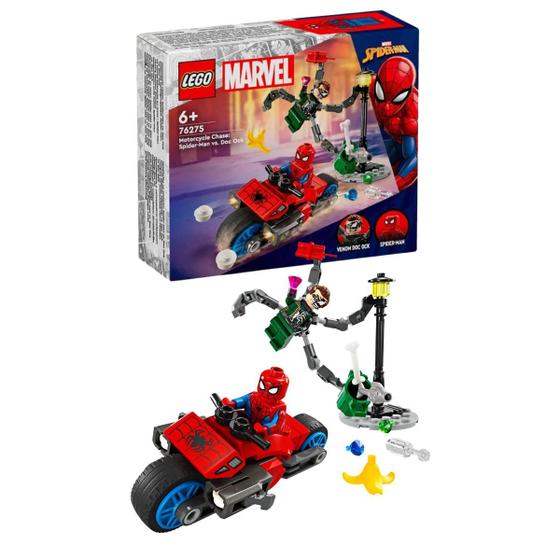 Imagem de Lego Marvel Perseguição de Moto: Homem-Aranha vs. Doc Ock 76275