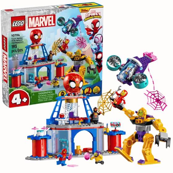 Imagem de Lego Marvel Quartel-General Dos Lançadores De Teias 10794