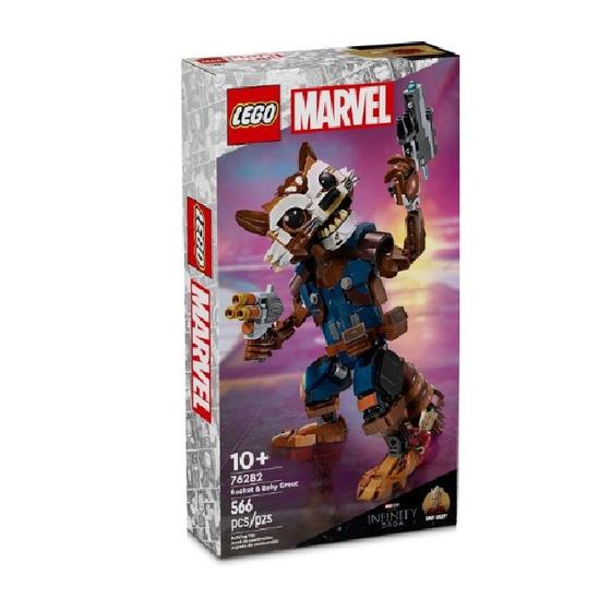 Imagem de Lego Marvel Rocket e Baby Groot 76282