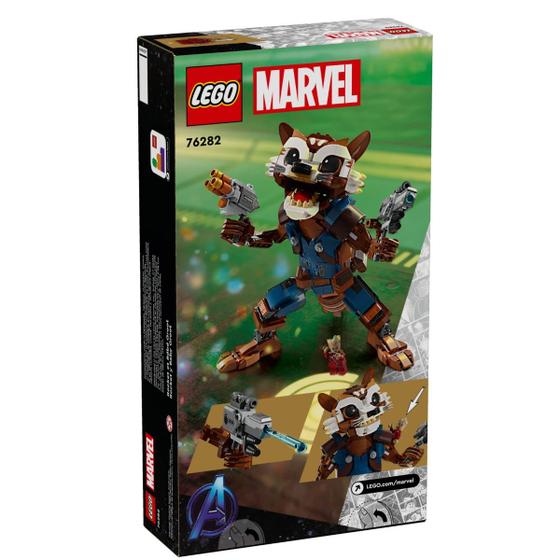 Imagem de Lego Marvel Rocket e Bebê Groot 76282