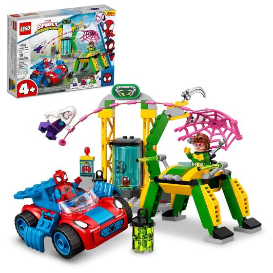 Imagem de LEGO Marvel Spidey e Seus Amigos Incríveis - Kit de Construção do Laboratório do Doutor Octopus (10783) - 131 Peças