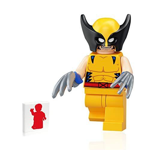 Imagem de LEGO Marvel Super Heroes X-Men Minifigure - Wolverine com máscara e garras (76202)