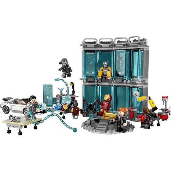 Imagem de Lego Marvel The Infinity Saga Iron Man Armory 76216 496 Peças