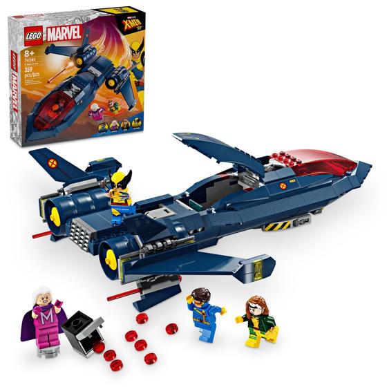 Imagem de LEGO Marvel X-Men X-Jet 76281 - Brinquedo de Construção com 4 Minifiguras