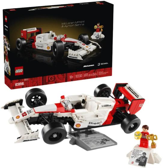 Imagem de LEGO McLaren MP4/4  Ayrton Senna 693 Peças 18+