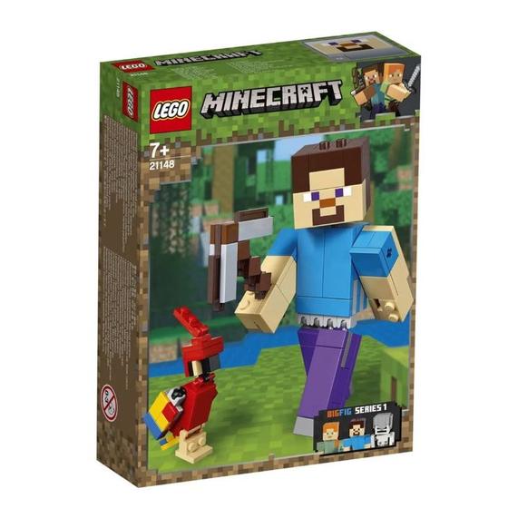 Imagem de LEGO Minecraft - 21148 - Grande Steve com o Papagaio